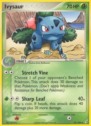 Ivysaur (35/100) [Crystal Guardians] Reverse Holofoil - Uncommon