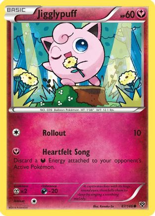 Jigglypuff (087/146) [XY Base Set] Reverse Holofoil - Common