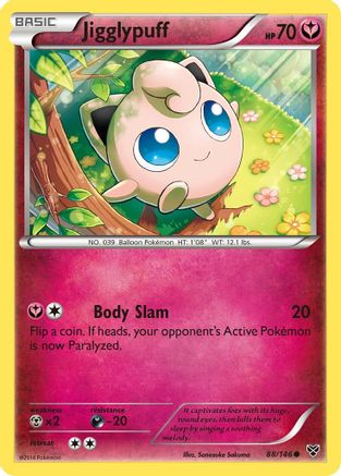 Jigglypuff (088/146) [XY Base Set] Reverse Holofoil - Common