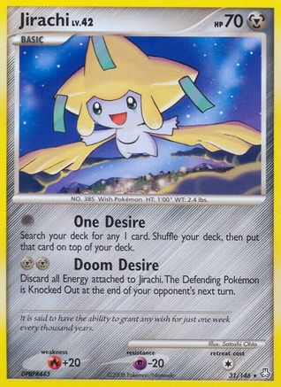 Jirachi (31/146) [Legends Awakened] Reverse Holofoil - Rare