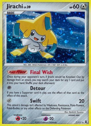 Jirachi (7/111) [Rising Rivals] Reverse Holofoil - Holo Rare