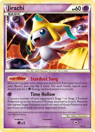 Jirachi (1/95) [Unleashed] Reverse Holofoil - Holo Rare
