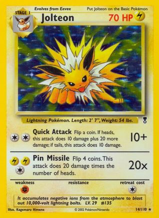 Jolteon (14/110) [Legendary Collection] Holofoil - Holo Rare