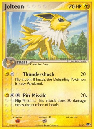 Jolteon (003/017) [POP Series 3] Holofoil - Rare