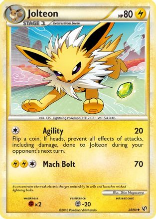 Jolteon (028/90) [Undaunted] - Uncommon