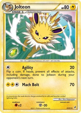 Jolteon (045/95) [Call of Legends] Reverse Holofoil - Uncommon