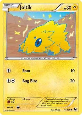 Joltik (41/108) [Dark Explorers] - Common