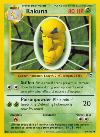 Kakuna (50/110) [Legendary Collection] Reverse Holofoil - Uncommon