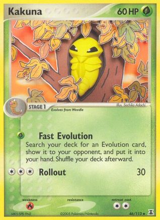 Kakuna (046/113) [Delta Species] Reverse Holofoil - Uncommon