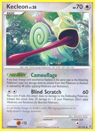 Kecleon (52/132) [Secret Wonders] Reverse Holofoil - Uncommon