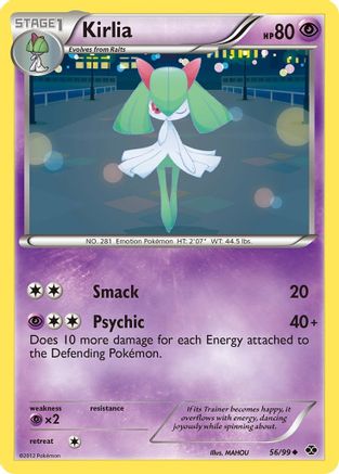 Kirlia (56/99) [Next Destinies] Reverse Holofoil - Uncommon