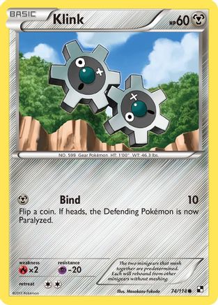 Klink (74/114) [Black and White] Reverse Holofoil - Common
