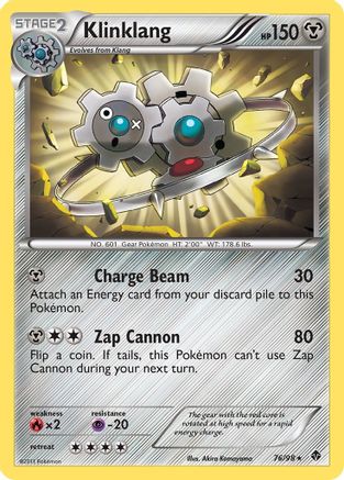 Klinklang (76/98) [Emerging Powers] Reverse Holofoil - Rare