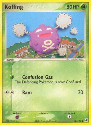 Koffing (072/113) [Delta Species] Reverse Holofoil - Common