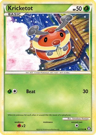 Kricketot (065/102) [Triumphant] Reverse Holofoil - Common