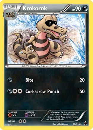 Krokorok (69/116) [Plasma Freeze] Reverse Holofoil - Uncommon