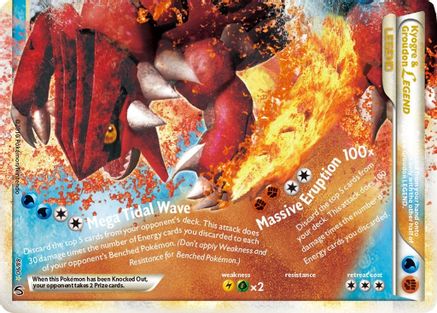 Kyogre & Groudon Legend (Bottom) (88/90) [Undaunted] Holofoil - Ultra Rare
