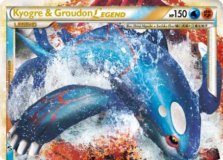 Kyogre & Groudon Legend (Top) (87/90) [Undaunted] Holofoil - Ultra Rare