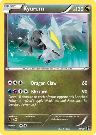 Kyurem (21/20) [Dragon Vault] Holofoil - Holo Rare