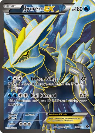 Kyurem EX (96 Full Art) (96/99) [Next Destinies] Holofoil - Ultra Rare