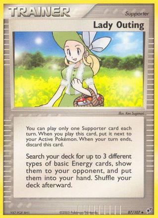 Lady Outing (87/107) [Deoxys] Reverse Holofoil - Uncommon