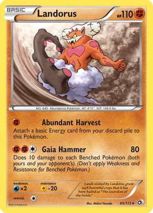 Landorus (085/113) [Legendary Treasures] Holofoil - Holo Rare
