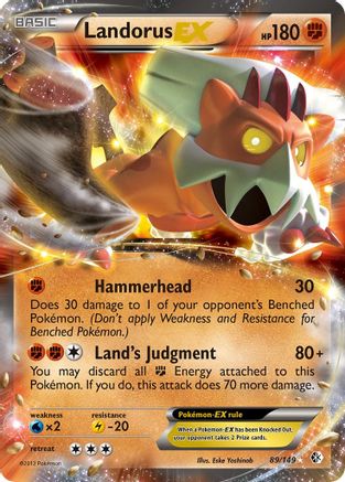 Landorus EX (89/149) [Boundaries Crossed] Holofoil - Ultra Rare