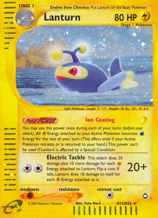 Lanturn (H15) (H15/147) [Aquapolis] Holofoil - Holo Rare