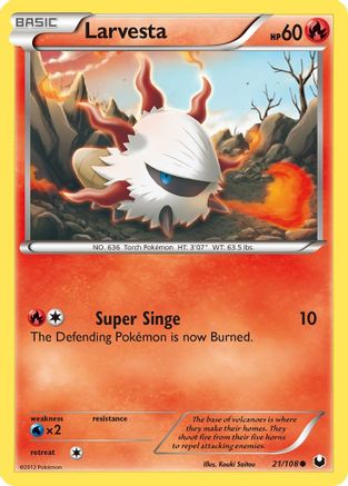Larvesta (21/108) [Dark Explorers] - Common