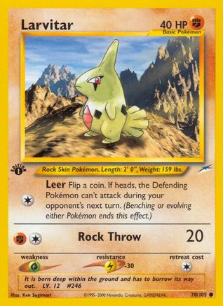 Larvitar (070/105) [Neo Destiny] 1st Edition - Common