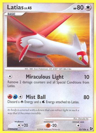 Latias (22/106) [Great Encounters] Reverse Holofoil - Rare