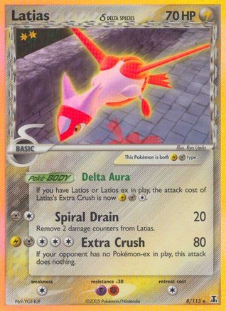 Latias (Delta Species) (008/113) [Delta Species] Reverse Holofoil - Holo Rare