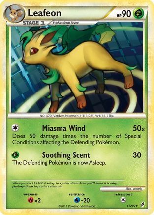 Leafeon (13/95) [Call of Legends] Holofoil - Holo Rare