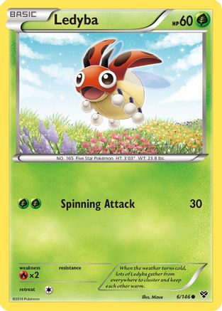 Ledyba (6/146) [XY Base Set] - Common