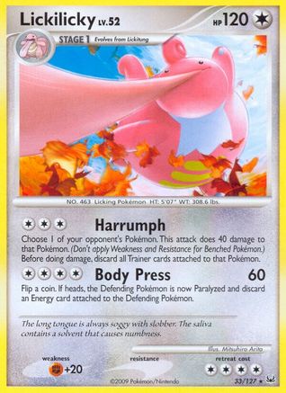 Lickilicky (33/127) [Platinum] - Rare