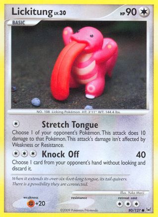 Lickitung (080/127) [Platinum] Reverse Holofoil - Common