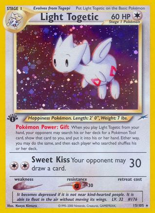 Light Togetic (15/105) [Neo Destiny] 1st Edition Holofoil - Holo Rare