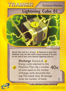 Lightning Cube (127/147) [Aquapolis] Reverse Holofoil - Uncommon
