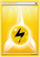 Lightning Energy (108/114) [Black and White] Reverse Holofoil - Common