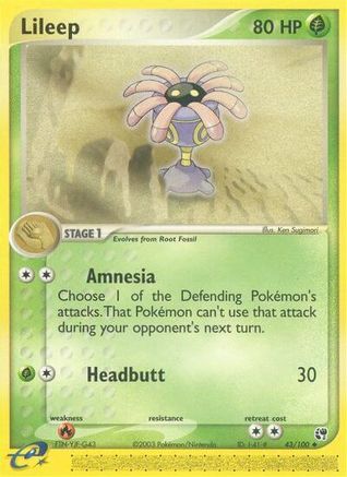 Lileep (43/100) [Sandstorm] - Uncommon