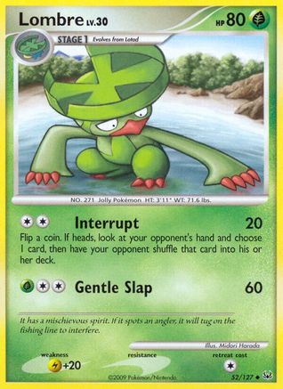 Lombre (52/127) [Platinum] Reverse Holofoil - Uncommon