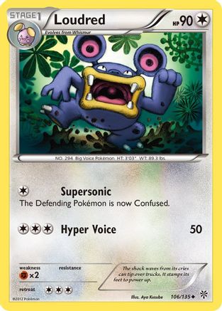 Loudred (106/135) [Plasma Storm] - Uncommon