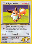 Lt. Surge's Eevee (051/132) [Gym Challenge] 1st Edition - Uncommon