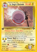 Lt. Surge's Electrode (052/132) [Gym Challenge] 1st Edition - Uncommon