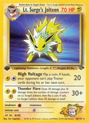 Lt. Surge's Jolteon (028/132) [Gym Challenge] 1st Edition - Rare