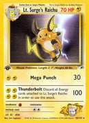 Lt. Surge's Raichu (028/132) [Gym Heroes] 1st Edition - Rare