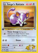 Lt. Surge's Rattata (082/132) [Gym Heroes] 1st Edition - Common
