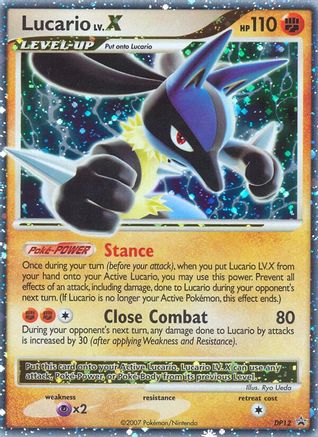 Lucario LV.X - DP12 (DP12/56) [Diamond and Pearl Promos] Holofoil - Promo