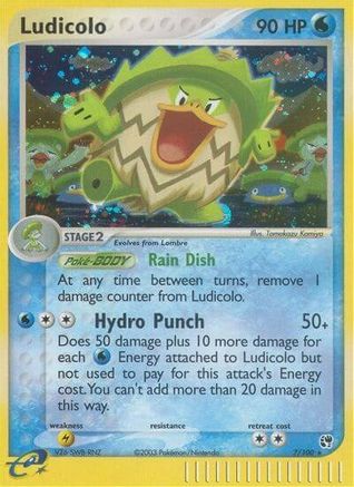 Ludicolo (7/100) [Sandstorm] Reverse Holofoil - Holo Rare