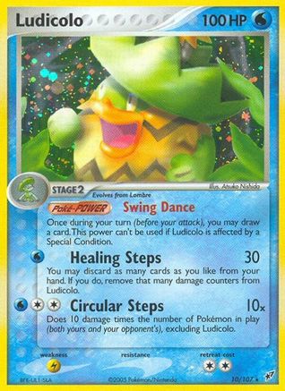 Ludicolo (10/107) [Deoxys] Holofoil - Holo Rare